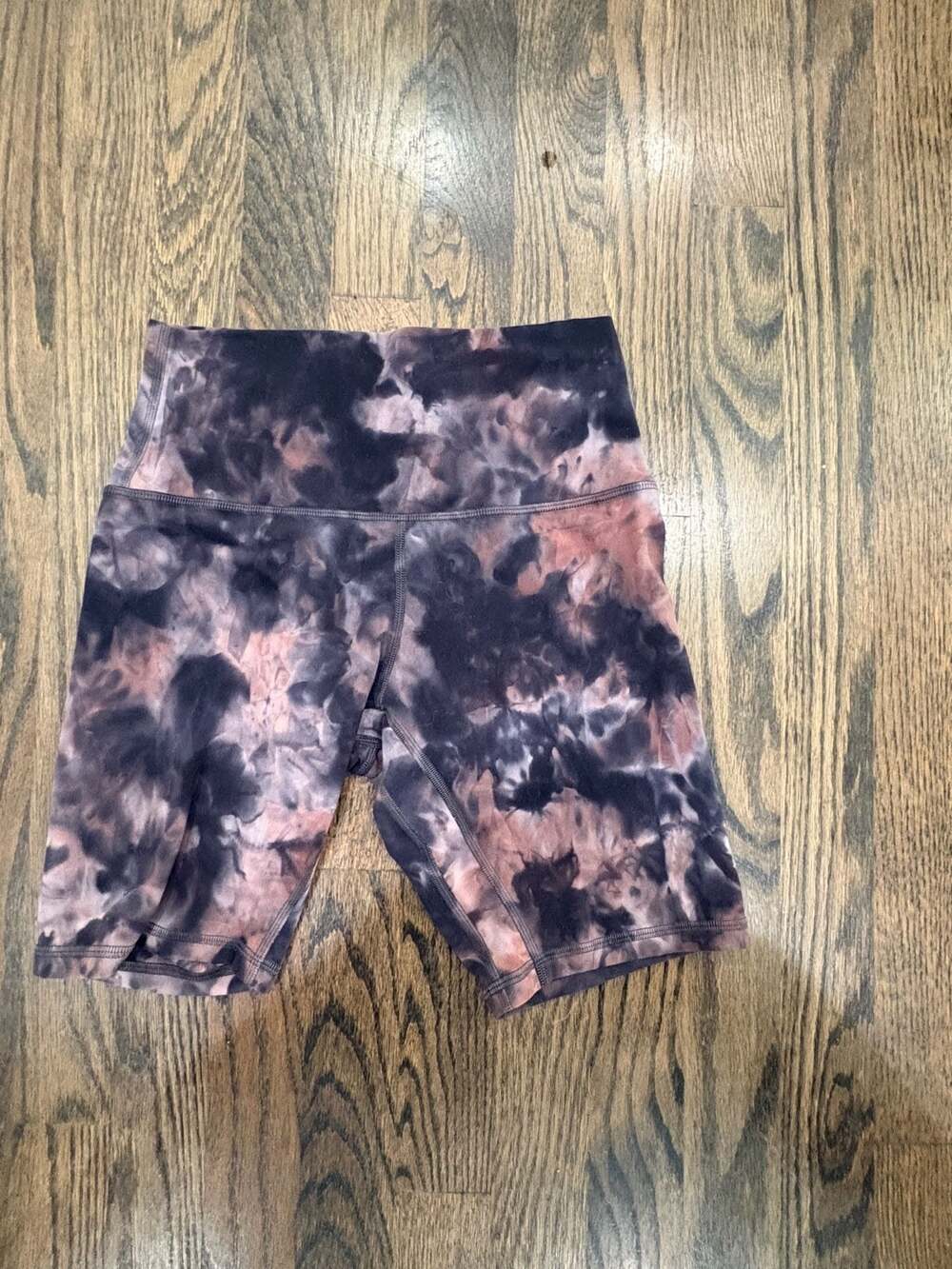 Lululemon Align High-Rise Short 8" Diamond Dye Graphite Grey Pink Pastel